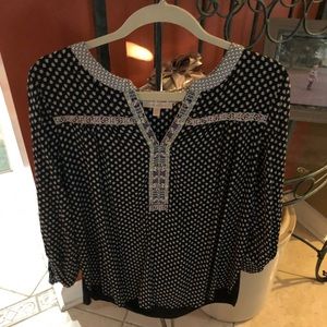 Skies are blue blouse